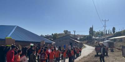 Karayazı Elmalıdere köyü öğrencilerinden Gazze’ye selam