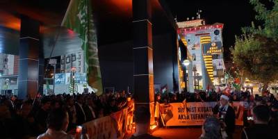 Muş halkı Aksa Tufanı’na selam gönderdi