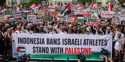 Endonezya siyonist jimnastikçilere vize vermedi