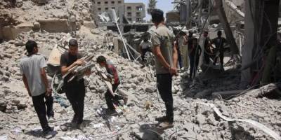 Gazze'de 11 şehidin cenazesine ulaşıldı, 9 bin 500 kişi halen kayıp