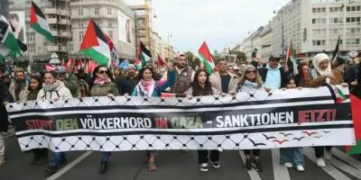 Avusturya'da binlerce Filistin destekçisinden İsrail'e yaptırım çağrısı