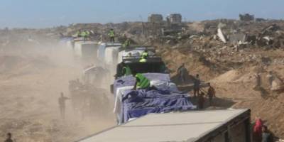 Gazze'deki Hükümet: Dün insani yardım yüklü 173 tır ulaştı