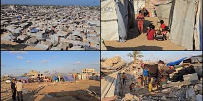 Gazze'de zorlu yaşam şartlarına rağmen Filistinli aileler kamplardan ayrılmak istemiyor