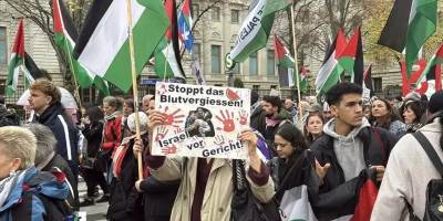 Berlin'de Balfour Deklarasyonu'na protesto