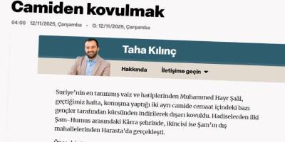 Suriyeli gençler Baas işbirlikçisi imam Muhammed Hayr Şaâl’ı kürsüden indirip camiden kovdu