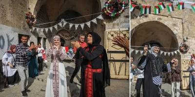 Gazze'de soykırıma rağmen sınav sonuçları kutlandı