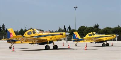 Hırvatistan'da irtibatı kesilen OGM'ye ait yangın söndürme uçağının enkazına ulaşıldı