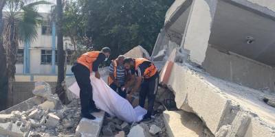 Han Yunus’un doğusunda enkaz altından 3 şehit naaşı çıkarıldı