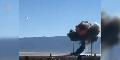 ABD Hava Kuvvetlerinin gösteri uçağı düştü