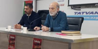 Tatvan Özgür-Der’de ‘’Hakkı ve sabrı yaygınlaştırmak’’ konferansı yapıldı