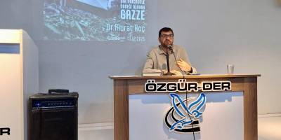 Özgür-Der Adana’da Gazze Gündemi: “Gazze, Ümmete Unuttuğu Dersleri Hatırlattı”