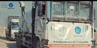 Bilgi ve Erdem Vakfı ile Özgür-Der’den Gazze’ye yeni yardım tırları