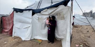 Gazze'de eşlerini kaybeden binlerce kadın, zor şartlarda hayat mücadelesi veriyor