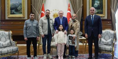 Cumhurbaşkanı Erdoğan, Hind Rajab'ın ailesini kabul etti