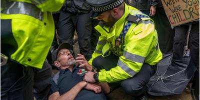 Palestine Action polis rehberi, protestocuların haksız yere tutuklandığını gösteriyor