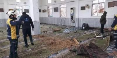 Suriye'de bir camide patlama meydana geldi