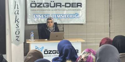 Eynesil Özgür-Der'de “Ümmet Coğrafyası ve Sorumluluklarımız” semineri yapıldı