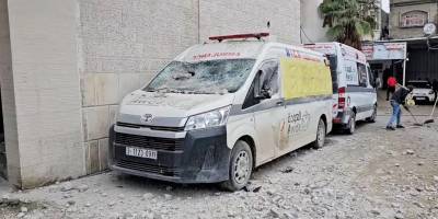 En-Nuseyrat Kampı’ndaki El-Avde Hastanesi’nin elektriği yakıt tükendiği için kesildi