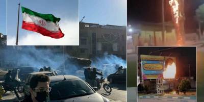 İran’daki protestolar: Hamaney ve Kasım Süleymani'nin posterlerini ateşe verdiler