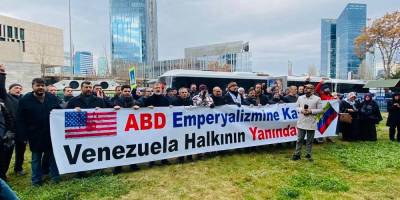 Ankara'da ABD’nin Venezuela’ya yönelik askeri müdahalesi protesto edildi