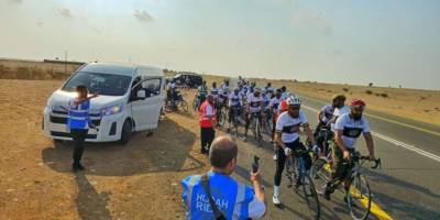 İngiltere’den Gazze’ye yardım için 'hicret yolunda' pedal