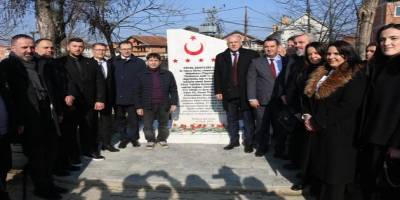 78 yıl önce kurşuna dizilen aydınlar anısına Kosova’da Yücelciler Anıtı açıldı