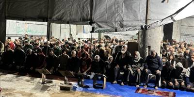 Gazze'de ilk teravih namazı kılındı