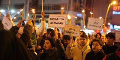 Ankara'da ramazanın gelişi fener alayı ile kutlandı