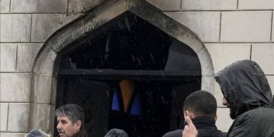 Siyonist yerleşimciler Batı Şeria'da cami yaktı