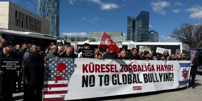 ABD-İsrail’in İran’a yönelik saldırıları Ankara’da protesto edildi