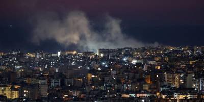 Katil İsrail ordusu Lübnan’ın başkenti Beyrut’un Dahiye bölgesini bombaladı