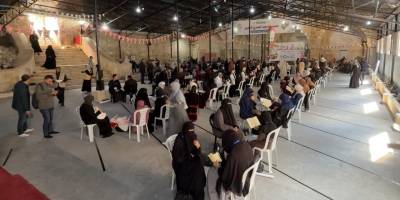 Gazze'de 120 kişi Kur’an’ı tek oturumda hatmetti