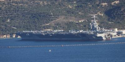 ABD'nin en büyük uçak gemisi "USS Gerald R. Ford" Kızıldeniz'e ulaştı