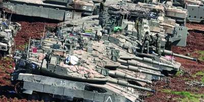 İşgal rejimi tankları Lübnan sınırında konuşlandırılıyor