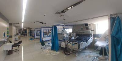 Buşehr eyaletinde bir hastane ABD-İsrail saldırılarında ağır zarar gördü