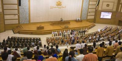 Myanmar Parlamentosu, 2021'deki askeri darbenin ardından ilk kez toplandı