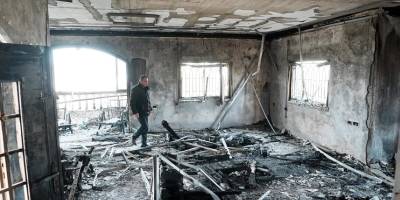 Evleri kundaklanan Filistinliler yaşadıkları korku dolu anları anlattı