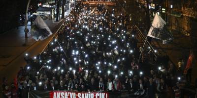 Ankara’da binlerce kişi, Siyonistlerin Mescid-i Aksa işgalini protesto etti