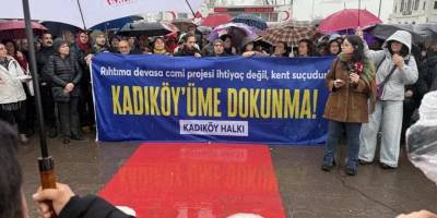 CHP'den "Kadıköy'de camiye  hayır" mitingi