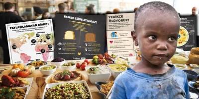 Milyonlarca kişi açlıkla mücadele ederken gıdaların üçte biri çöpe gidiyor