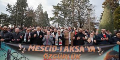 Çorum'da, "Mescid-i Aksa'ya özgürlük" çağrısı yapıldı!