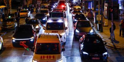 İstanbul’da yüzlerce araçla Gazze konvoyu