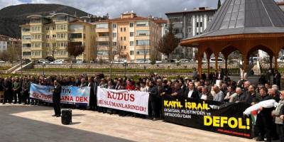 Amasya GÖK-BİR’den Siyonist zulme tepki