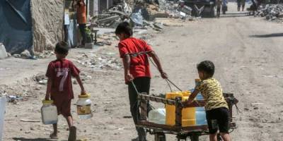 Katil İsrail saldırısı nedeniyle Gazze'de 500 bin kişi içme suyundan mahrum kaldı