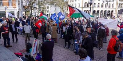 Almanya'da Volkswagen'in İsrail için silah üreteceği iddiası Osnabrück'te protesto edildi