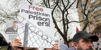 Bursa'da Mescid-i Aksa ve Filistinli esirler için protesto