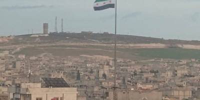 Suriye bayrağı Ayn el Arab’a dikildi