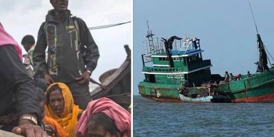Arakanlı Müslümanları taşıyan tekne alabora oldu: 250 kişi kayboldu