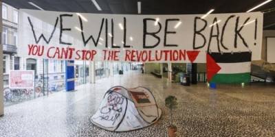 Belçika’da üniversitede Soykırımcı İsrail ile akademik iş birliklerine karşı oturma eylemi çağrısı