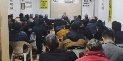 Akhisar Özgür-Der'de ''Yüzleşerek Barışmak '' konusu işlendi